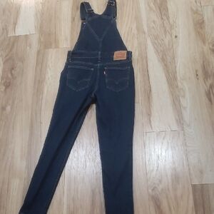 Levi's Navy Skinny Overalls